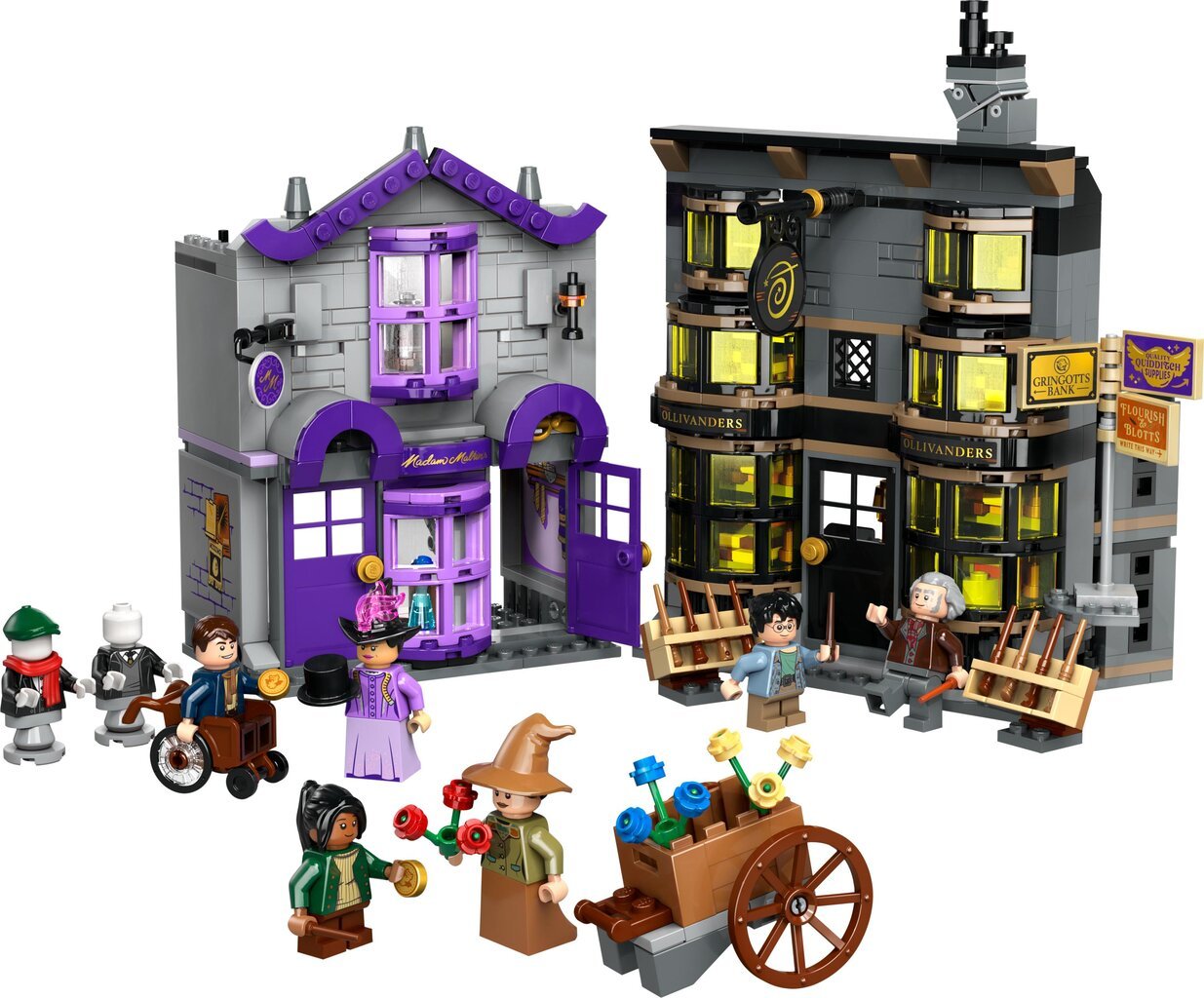 76439 Lego® Harry Potteri Ollivanderi ja Madam Malkini poed цена и информация | Klotsid ja konstruktorid | hansapost.ee