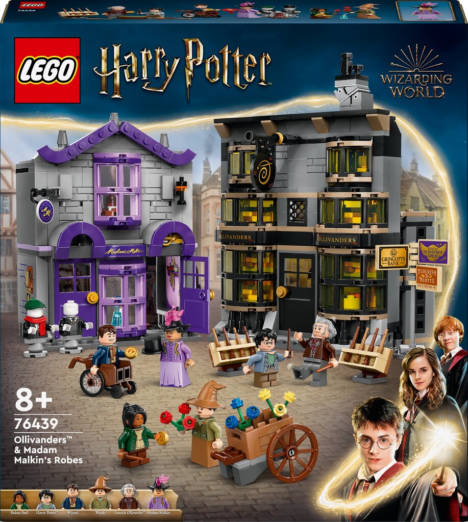 76439 Lego® Harry Potteri Ollivanderi ja Madam Malkini poed цена и информация | Klotsid ja konstruktorid | hansapost.ee