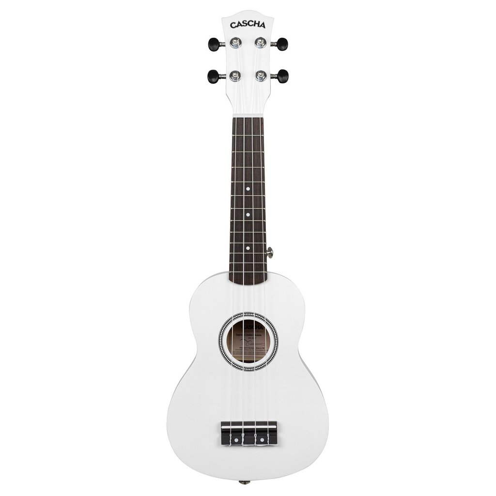 Sopran ukulele Cascha Linden valge HH 3967 цена и информация | Kitarrid | hansapost.ee