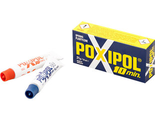 Poxipol metalliseeritud plastiliim 21g/14ml hind ja info | Liimid | hansapost.ee