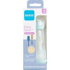Lutipudel Mam Easy Start Anti-Colic, blue/sinine, 2+ kuud, 260 ml hind ja info | Lutipudelid ja tarvikud | hansapost.ee