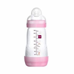 Lutipudel Mam Easy Start Anti-Colic, pink/roosa, 2+ kuud, 260 ml hind ja info | Lutipudelid ja tarvikud | hansapost.ee