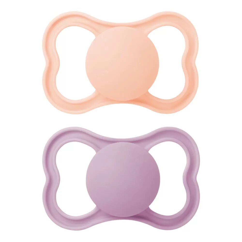 Lutt Mam Air Silicone Pink, 0-6 kuud, 2 tk. цена и информация |  Lutid | hansapost.ee