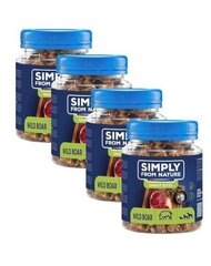 Simply From Nature Smart Bites metsseaga, 4x130 g price and information | Koerte maiused | hansapost.ee