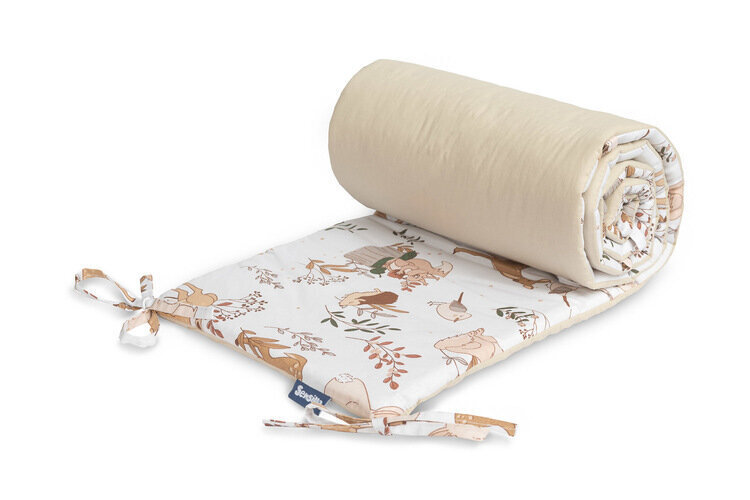 Voodipehmendus Sensillo, 120 cm, beige hind ja info | Ohutustarvikud lastele | hansapost.ee