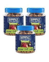 Simply From Nature Smart Bites metsseaga, 3x130 g price and information | Dog treats | hansapost.ee