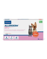Virbac Allederm Spot-on preparaat kassidele ja väikest tõugu koertele, 6x2 ml hind ja info | Hooldus/grooming | hansapost.ee