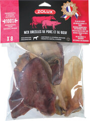 Zolux свиные и говяжьи уши, 200 г цена и информация | Лакомства для собак | hansapost.ee