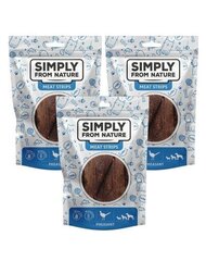 Simply From Nature Meat Strips koeramaiused faasanilihaga, 3x80 g price and information | Dog treats | hansapost.ee