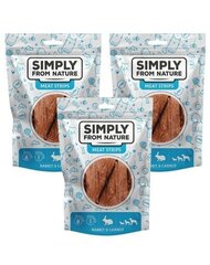 Simply From Nature Meat Strips küüliku ja porgandiga, 3x80 g price and information | Dog treats | hansapost.ee