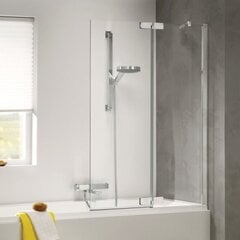 Стенка для ванной комнаты SEALSKIN Custom 100x140 см цена и информация | Аксессуары для ванн, душевых кабин | hansapost.ee