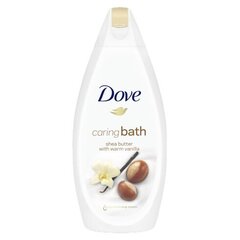 Пена для ванн Dove Caring Bath Shea Butter & Vanilla 450 мл цена и информация | Масла, гели для душа | hansapost.ee
