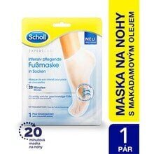 Toitev jalamask makadaamiõliga Expert Care (Foot Mask) 1 paar hind ja info | Kehakreemid, kehaõlid ja losjoonid | hansapost.ee