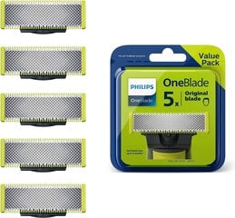 Насадка для Philips OneBlade QP250/50 Pack, 5 шт. цена и информация | Дополнения к косметической продукции | hansapost.ee
