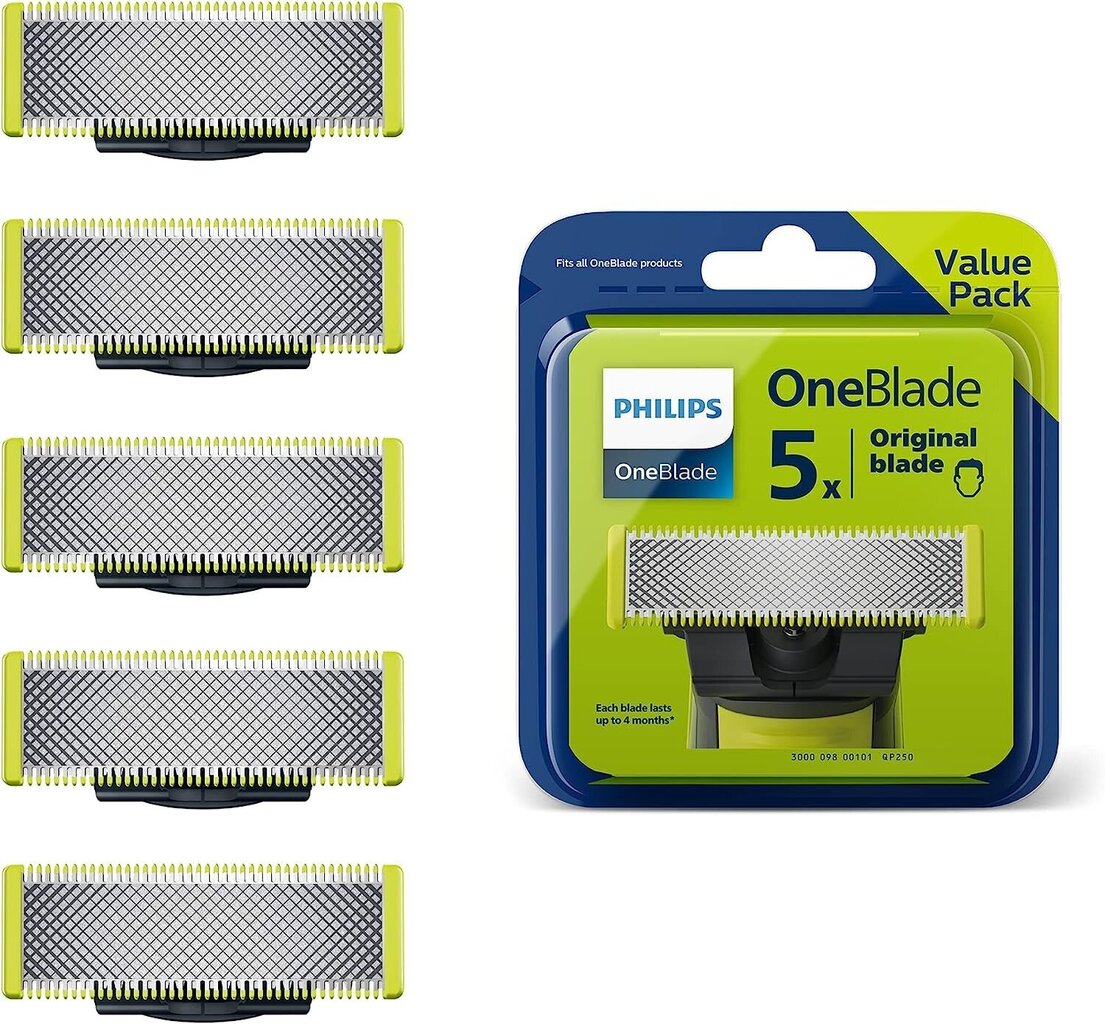 Terad Philips OneBlade QP250/50 Pack цена и информация | Ilu- ja hügieeniseadmete lisatarvikud | hansapost.ee