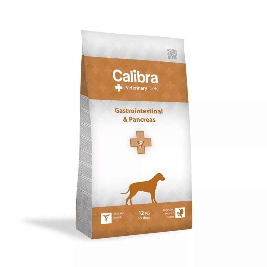 Calibra Veterinary Diets Gastrointestinal & Pancreas kuivtoit kõikidest tõugudest koertele lõhega, 2 kg цена и информация | Koerte kuivtoit ja krõbinad | hansapost.ee