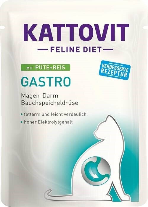 Kattovit Feline Diet Gastro komplekt täiskasvanud kassidele, 12x85 g hind ja info | Kassikonservid | hansapost.ee