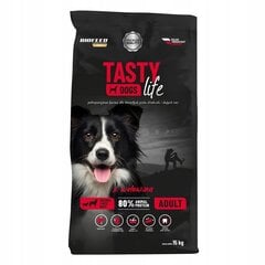 Biofeed Tasty Life keskmistest ja suurtest tõugudest täiskasvanud koertele, 15 kg hind ja info | Koerte kuivtoit ja krõbinad | hansapost.ee