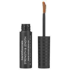 Тонизирующий гель для бровей с сывороткой bareMinerals Strength & Long Serum Infused Brow Gel, Honey, 5 мл цена и информация | Карандаши, краска для бровей | hansapost.ee