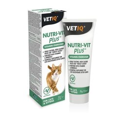 Витаминная паста Vetiq для кошек Nutri-Vit Plus, 70 г цена и информация | Витамины, добавки и средства от паразитов для кошек | hansapost.ee