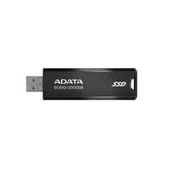 Adata SC610-2000G-CBK/RD цена и информация | Жёсткие диски (SSD, HDD) | hansapost.ee