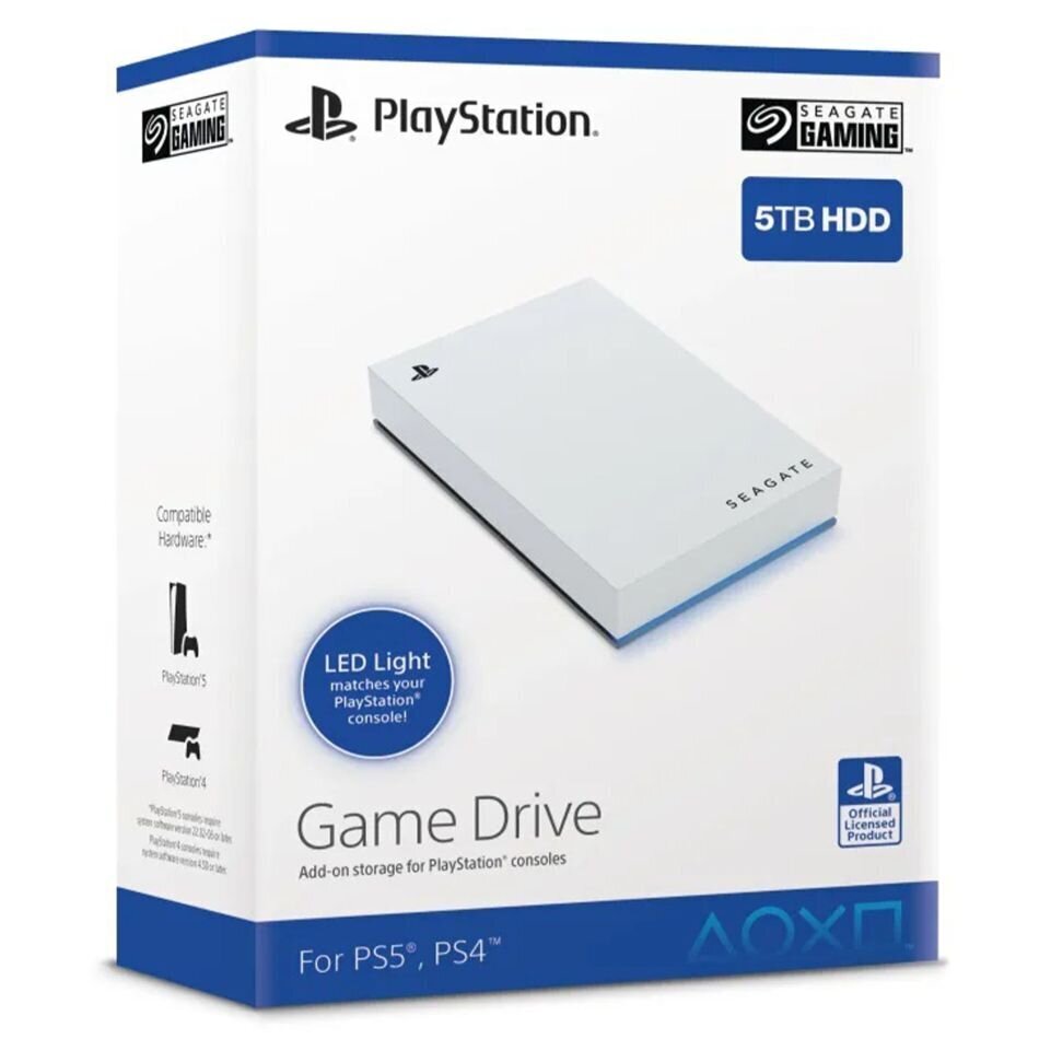 Seagate Game Drive for PlayStation STLV5000200 price and information | Välised kõvakettad | hansapost.ee