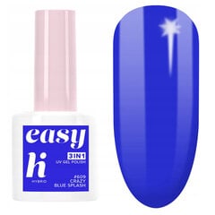 Hübriidküünelakk Hi Hybrid Easy 3 in 1 609 Crazy Blue Splash, 5 ml hind ja info | Küünelakid ja küünelakieemaldajad | hansapost.ee