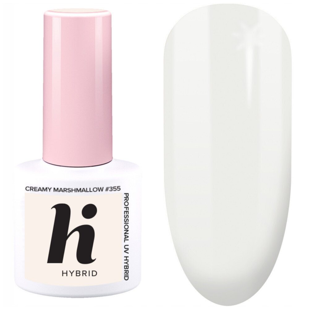 Hübriidküünelakk Hi 355 Creamy Marshmallow, 5 ml цена и информация | Küünelakid ja küünelakieemaldajad | hansapost.ee