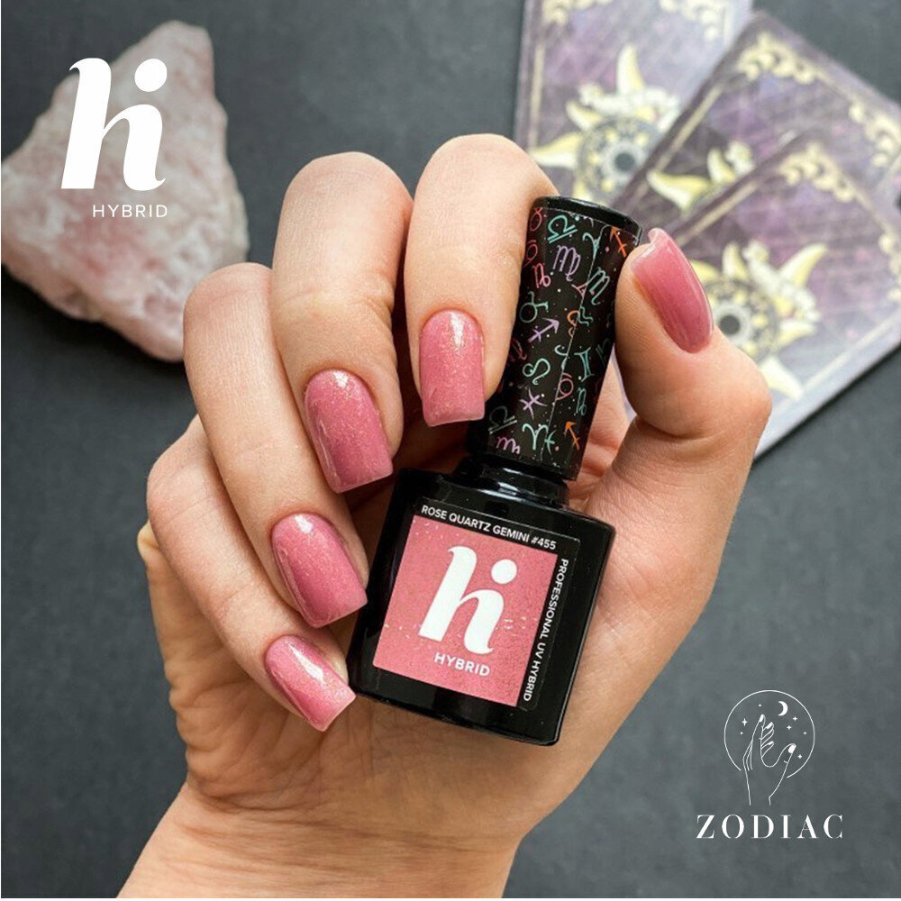 Hübriidküünelakk Hi 455 Rose Quartz Gemini, 5 ml цена и информация | Küünelakid ja küünelakieemaldajad | hansapost.ee