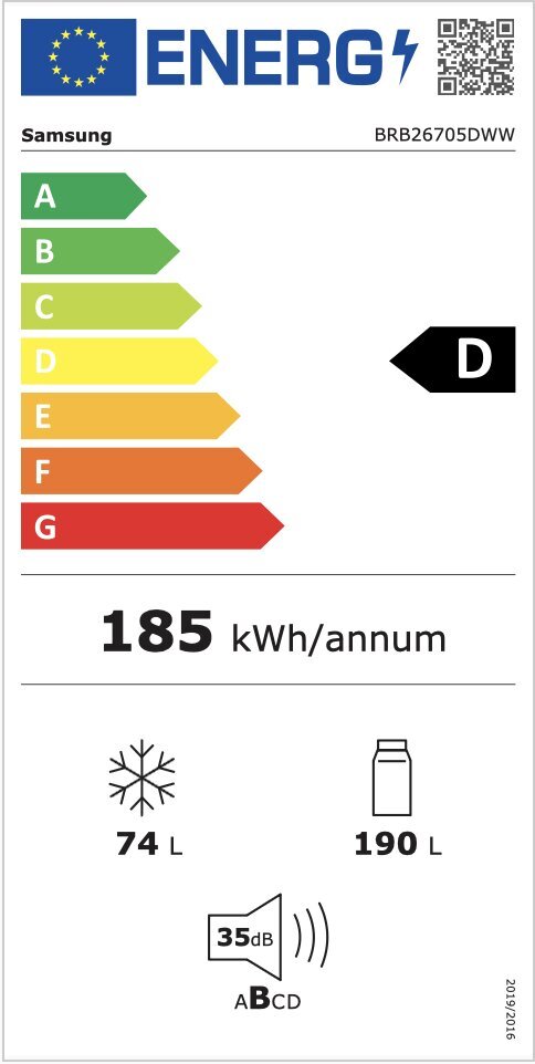 Samsung BRB26705DWW цена и информация | Külmkapid-külmikud | hansapost.ee