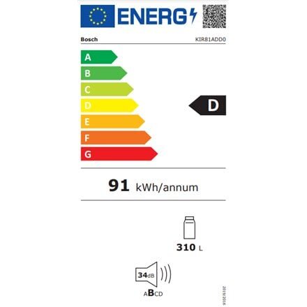 Bosch KIR81ADD0 цена и информация | Külmkapid-külmikud | hansapost.ee