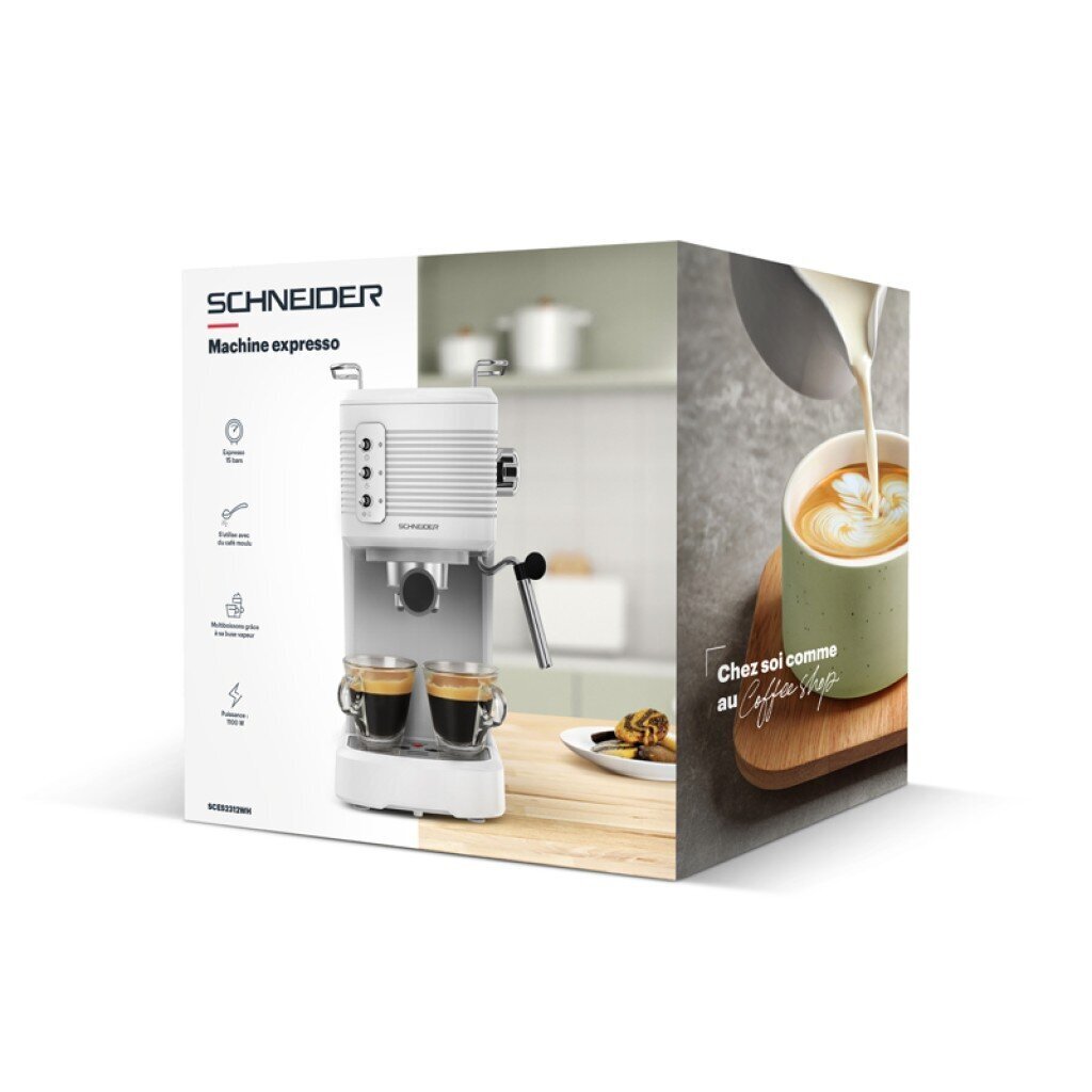 Schneider SCES2312WH цена и информация | Kohvimasinad ja espressomasinad | hansapost.ee