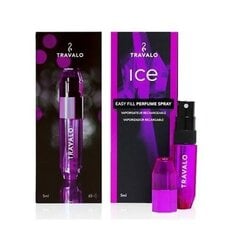 Täidetav parfüümipudel Travalo Ice Purple, 5 ml hind ja info | Parfüümid naistele | hansapost.ee