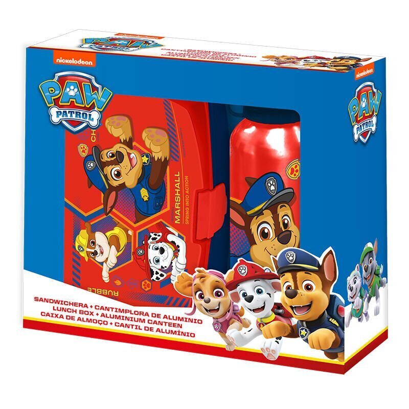 Lunch Box and water bottle Paw Patrol KiDS Licensing цена и информация | Toiduainete säilitusnõud | hansapost.ee