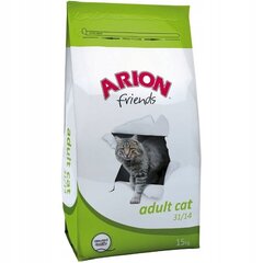 Arion Friends Adult kanaga, 15 kg hind ja info | Kassi kuivtoit ja kassikrõbinad | hansapost.ee