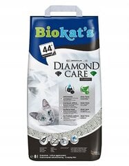 Бентонитовый наполнитель для кошачьего туалета Biokat's Diamond Care Classic, 8 л. цена и информация | Наполнители для туалета | hansapost.ee