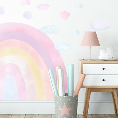 Pastelowe Love seinakleebis roosa vikerkaar hind ja info | Seinakleebised | hansapost.ee