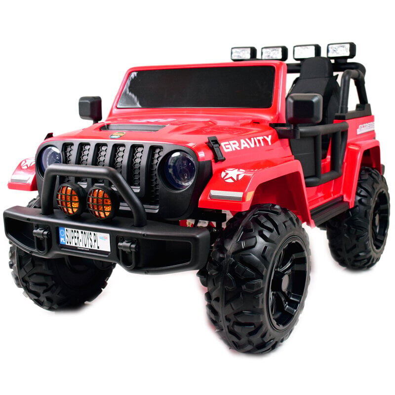 Kahekohaline elektriauto lastele Super Toys Jeep Gravity S609, punane hind ja info | Laste elektriautod | hansapost.ee