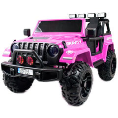 Kahekohaline elektriauto lastele Super Toys Jeep Gravity S609, roosa hind ja info | Laste elektriautod | hansapost.ee