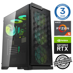 Intop Ryzen 5 5600X 16GB 250SSD M.2 NVME RTX3060 12GB no-OS цена и информация | Стационарные компьютеры | hansapost.ee