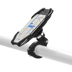 Ringke Spider Grip Mount jalgratta sõidukite kinnitused jalgratta silikoonist telefonihoidik 4-6 "seadmetele must (ACSG0001) hind ja info | Telefonihoidjad | hansapost.ee