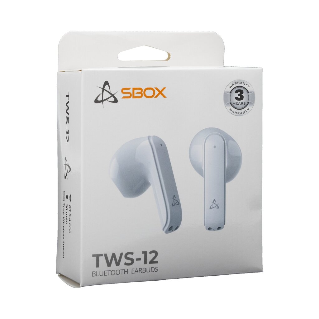 Sbox EB-TWS12 White hind ja info | Kõrvaklapid | hansapost.ee