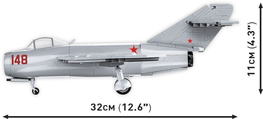 Konstruktor Cobi HC Korea sõja MIG-15 Fagot 2416, 504 tk hind ja info | Klotsid ja konstruktorid | hansapost.ee