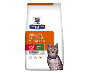 Hill's Prescription Diet C/D Urinary Stress + Metabolic для кошек, 3 кг цена и информация | Сухой корм для кошек | hansapost.ee