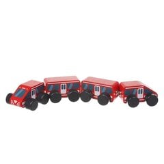 Puidust rong Express Cubika, punane price and information | Toys for boys | hansapost.ee