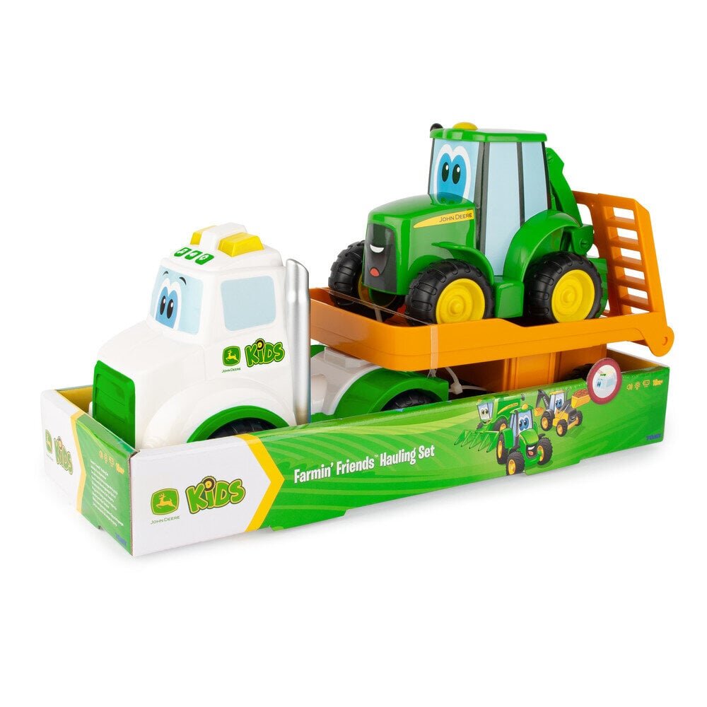 Puksiirauto koos Johnny Tomyga John Deere 47207 hind ja info | Mänguasjad poistele | hansapost.ee