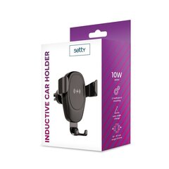 Setty Inductive Car Holder IUS-01 hind ja info | Telefonihoidjad | hansapost.ee