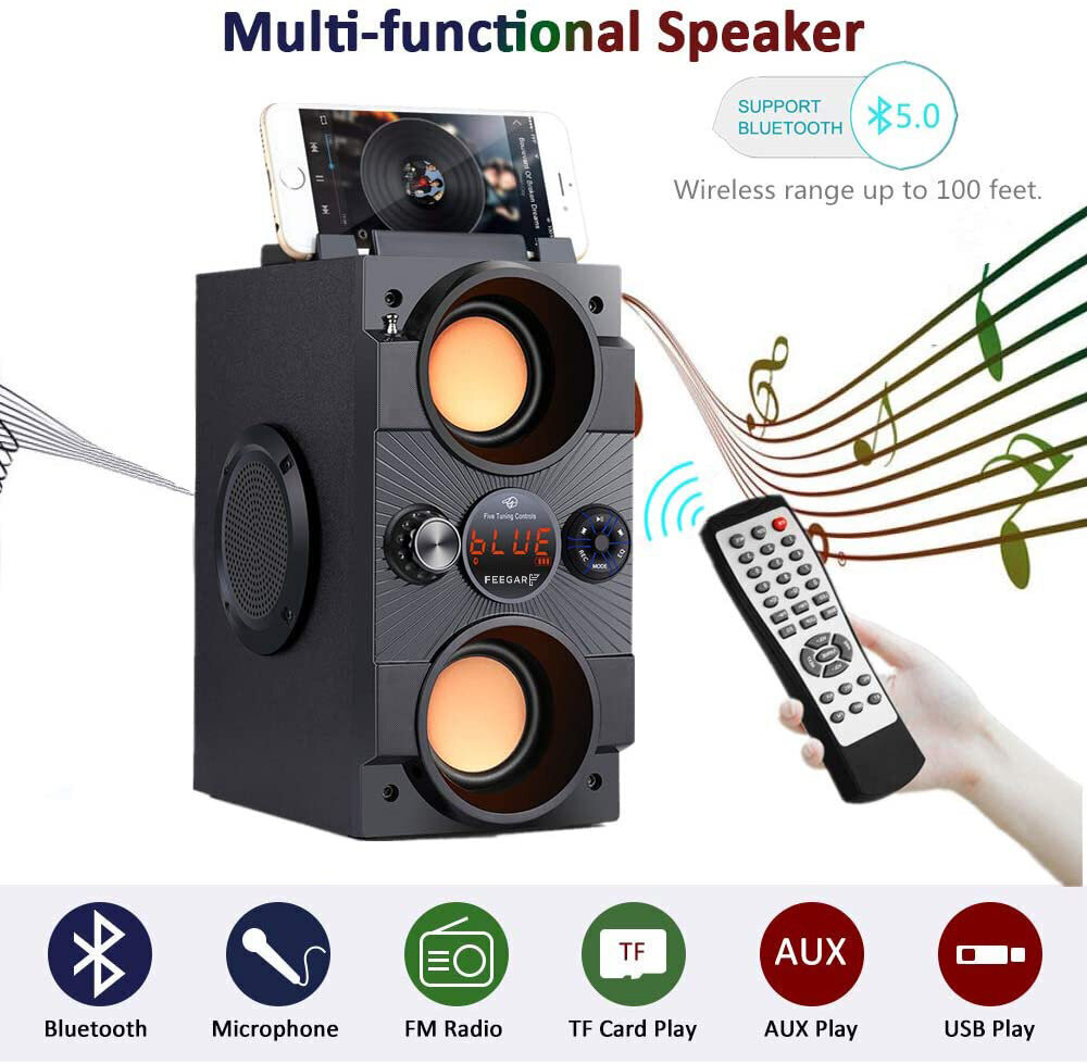 Kaasaskantav juhtmevaba Bluetooth-kõlar Feegar Dance 4000mah raadio USB SD AUX hind ja info | Kõlarid | hansapost.ee