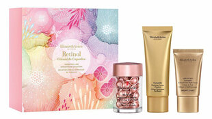 Komplekt näonaha hoolduseks Elizabeth Arden Retinol Ceramide Capsules: puhastuskreem, 50 ml + ööseerum kapslites, 30 tk. + pinguldav öökreem, 15 ml hind ja info | Näokreemid | hansapost.ee