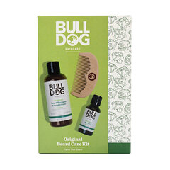 Bulldogi habemehoolduskomplekt: habemeõli, 40 ml + habemešampoon ja palsam, 200 ml + habemekamm hind ja info | Bulldog Parfüümid, lõhnad ja kosmeetika | hansapost.ee